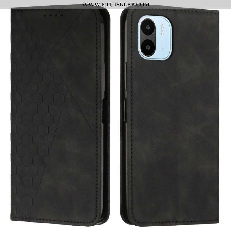 Etui Na Telefon do Xiaomi Redmi A1 Etui Folio Dotyk Skóry W Stylu Sześciennym